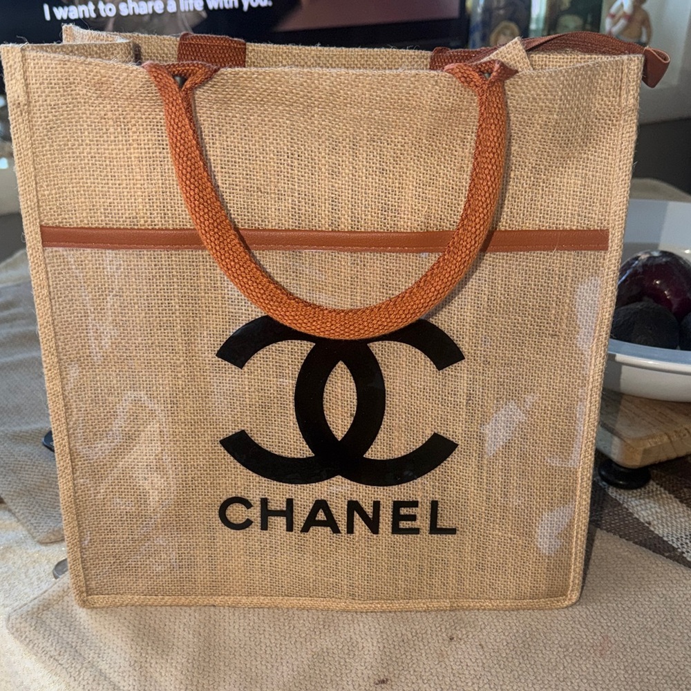 Luxury Tan and Brown Tote Bag